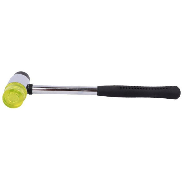 Dual-Head Rubber Mallet with Comfort Grip