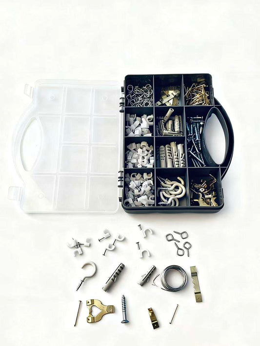 Household Hook & Fastener Set