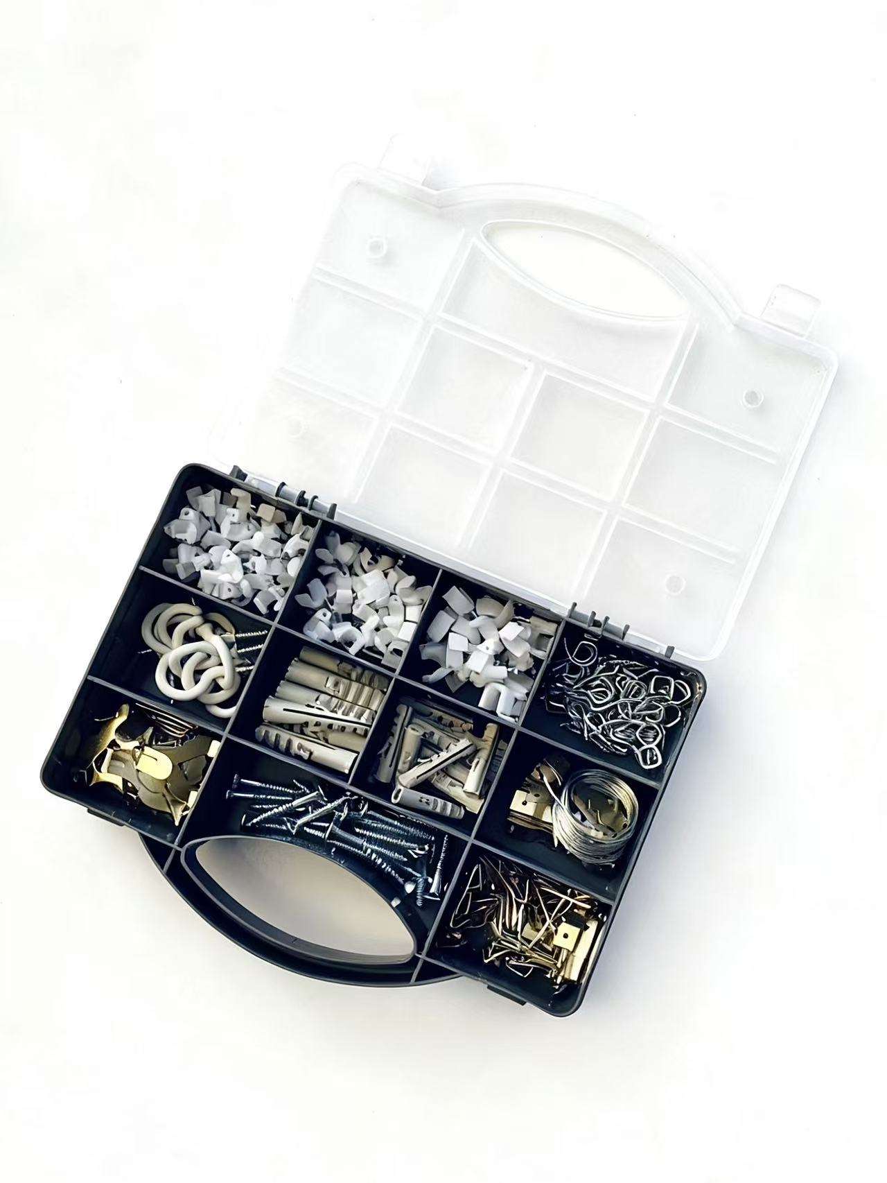 Household Hook & Fastener Set