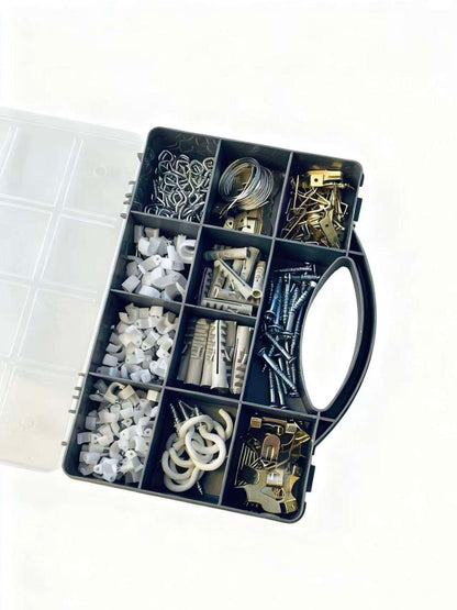 Household Hook & Fastener Set