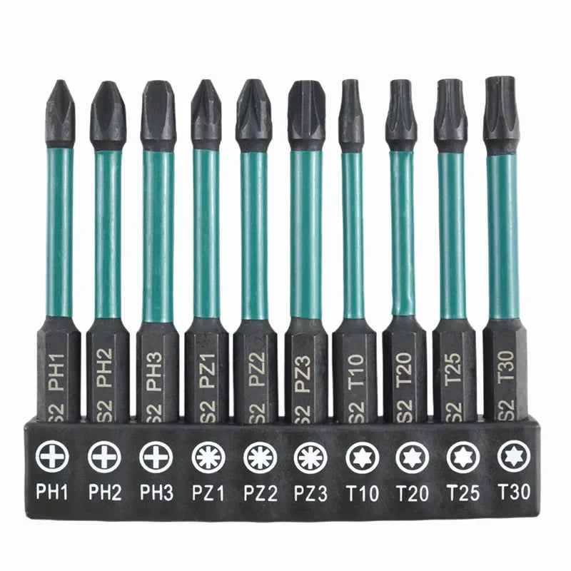 Impact-Ready Screwdriver Bit Set